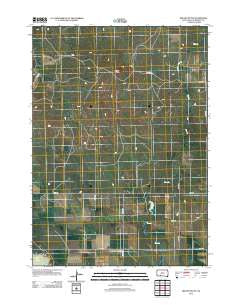 Brushy Butte South Dakota Historical topographic map, 1:24000 scale, 7.5 X 7.5 Minute, Year 2012