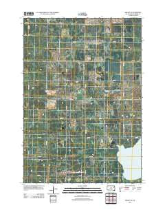 Bryant NE South Dakota Historical topographic map, 1:24000 scale, 7.5 X 7.5 Minute, Year 2012