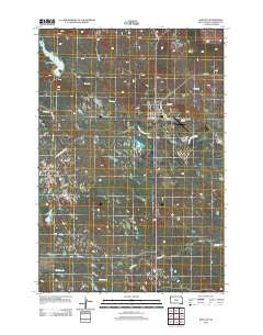 Buffalo South Dakota Historical topographic map, 1:24000 scale, 7.5 X 7.5 Minute, Year 2012