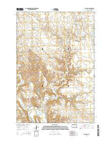 Bullhead South Dakota Current topographic map, 1:24000 scale, 7.5 X 7.5 Minute, Year 2015