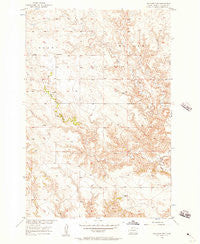 Bullhead SW South Dakota Historical topographic map, 1:24000 scale, 7.5 X 7.5 Minute, Year 1956
