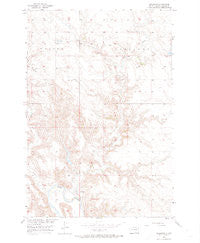 Bullhead South Dakota Historical topographic map, 1:24000 scale, 7.5 X 7.5 Minute, Year 1956