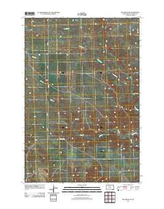 Bullhead SW South Dakota Historical topographic map, 1:24000 scale, 7.5 X 7.5 Minute, Year 2012