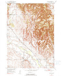 Burdock South Dakota Historical topographic map, 1:24000 scale, 7.5 X 7.5 Minute, Year 1950