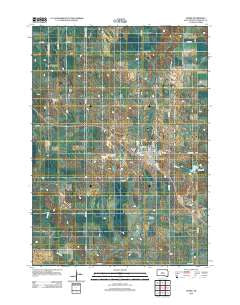 Burke South Dakota Historical topographic map, 1:24000 scale, 7.5 X 7.5 Minute, Year 2012