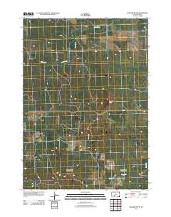 Buzzard Butte South Dakota Historical topographic map, 1:24000 scale, 7.5 X 7.5 Minute, Year 2012