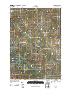 Camp Creek South Dakota Historical topographic map, 1:24000 scale, 7.5 X 7.5 Minute, Year 2012