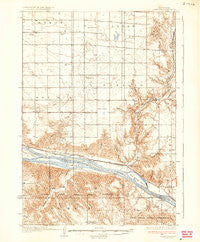 Canning South Dakota Historical topographic map, 1:62500 scale, 15 X 15 Minute, Year 1937