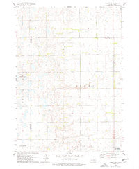 Canova SE South Dakota Historical topographic map, 1:24000 scale, 7.5 X 7.5 Minute, Year 1973