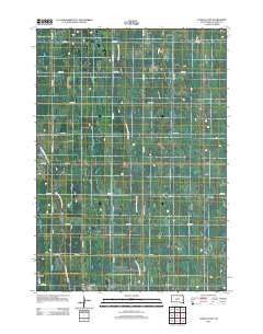 Canova East South Dakota Historical topographic map, 1:24000 scale, 7.5 X 7.5 Minute, Year 2012