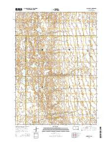 Canova SE South Dakota Current topographic map, 1:24000 scale, 7.5 X 7.5 Minute, Year 2015