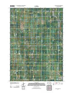 Canova West South Dakota Historical topographic map, 1:24000 scale, 7.5 X 7.5 Minute, Year 2012
