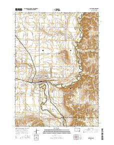 Canton South Dakota Current topographic map, 1:24000 scale, 7.5 X 7.5 Minute, Year 2015