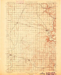 Canton South Dakota Historical topographic map, 1:125000 scale, 30 X 30 Minute, Year 1900