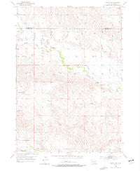 Caputa SW South Dakota Historical topographic map, 1:24000 scale, 7.5 X 7.5 Minute, Year 1953