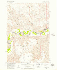 Carlin Flat South Dakota Historical topographic map, 1:24000 scale, 7.5 X 7.5 Minute, Year 1956