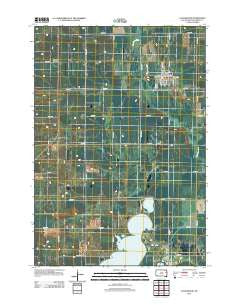 Castlewood South Dakota Historical topographic map, 1:24000 scale, 7.5 X 7.5 Minute, Year 2012