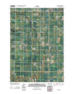 Cavour South Dakota Historical topographic map, 1:24000 scale, 7.5 X 7.5 Minute, Year 2012