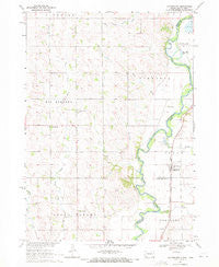 Chatsworth Iowa Historical topographic map, 1:24000 scale, 7.5 X 7.5 Minute, Year 1969
