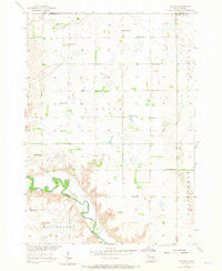 Clayton South Dakota Historical topographic map, 1:24000 scale, 7.5 X 7.5 Minute, Year 1957