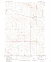 Cottonwood South Dakota Historical topographic map, 1:24000 scale, 7.5 X 7.5 Minute, Year 1961