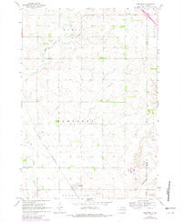 Dempster South Dakota Historical topographic map, 1:24000 scale, 7.5 X 7.5 Minute, Year 1969