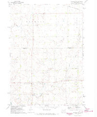 Flandreau NE South Dakota Historical topographic map, 1:24000 scale, 7.5 X 7.5 Minute, Year 1972