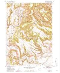 Flint Hill South Dakota Historical topographic map, 1:24000 scale, 7.5 X 7.5 Minute, Year 1950