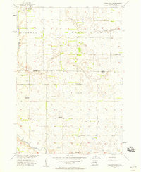 Forestburg NE South Dakota Historical topographic map, 1:24000 scale, 7.5 X 7.5 Minute, Year 1957