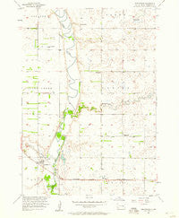 Forestburg South Dakota Historical topographic map, 1:24000 scale, 7.5 X 7.5 Minute, Year 1957