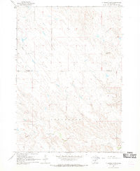 Ft. George Butte South Dakota Historical topographic map, 1:24000 scale, 7.5 X 7.5 Minute, Year 1967