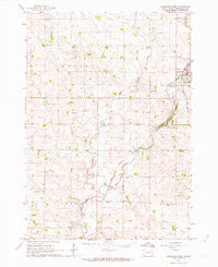 Garretson West South Dakota Historical topographic map, 1:24000 scale, 7.5 X 7.5 Minute, Year 1962