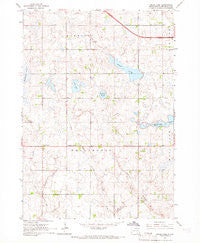 Grass Lake South Dakota Historical topographic map, 1:24000 scale, 7.5 X 7.5 Minute, Year 1964