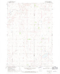 Harrold NW South Dakota Historical topographic map, 1:24000 scale, 7.5 X 7.5 Minute, Year 1968