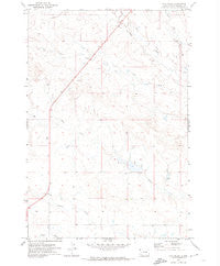 Hay Creek South Dakota Historical topographic map, 1:24000 scale, 7.5 X 7.5 Minute, Year 1971