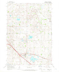 Humboldt South Dakota Historical topographic map, 1:24000 scale, 7.5 X 7.5 Minute, Year 1964