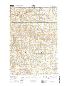 Irish Creek NE South Dakota Current topographic map, 1:24000 scale, 7.5 X 7.5 Minute, Year 2015