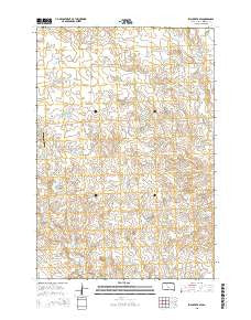 Irish Creek SW South Dakota Current topographic map, 1:24000 scale, 7.5 X 7.5 Minute, Year 2015