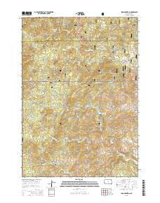 Iron Mountain South Dakota Current topographic map, 1:24000 scale, 7.5 X 7.5 Minute, Year 2015