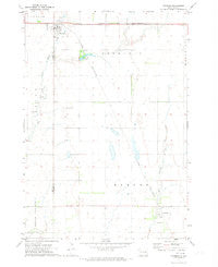 Iroquois South Dakota Historical topographic map, 1:24000 scale, 7.5 X 7.5 Minute, Year 1971