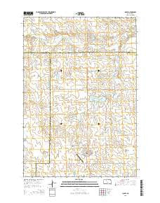 Isabel South Dakota Current topographic map, 1:24000 scale, 7.5 X 7.5 Minute, Year 2015