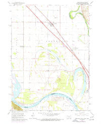 Jefferson South Dakota Historical topographic map, 1:24000 scale, 7.5 X 7.5 Minute, Year 1963