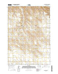 Joe Creek SW South Dakota Current topographic map, 1:24000 scale, 7.5 X 7.5 Minute, Year 2015