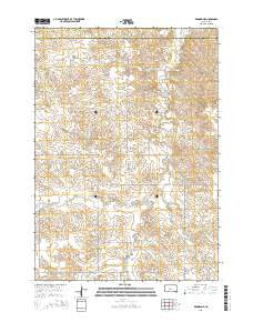 Kadoka NE South Dakota Current topographic map, 1:24000 scale, 7.5 X 7.5 Minute, Year 2015