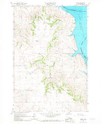 Kenel South Dakota Historical topographic map, 1:24000 scale, 7.5 X 7.5 Minute, Year 1966
