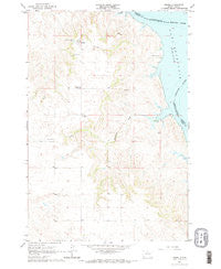 Kenel South Dakota Historical topographic map, 1:24000 scale, 7.5 X 7.5 Minute, Year 1966