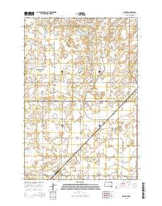 Kidder South Dakota Current topographic map, 1:24000 scale, 7.5 X 7.5 Minute, Year 2015