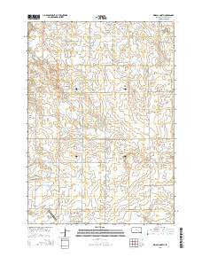 Kimball North South Dakota Current topographic map, 1:24000 scale, 7.5 X 7.5 Minute, Year 2015