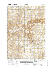 Kranzburg South Dakota Current topographic map, 1:24000 scale, 7.5 X 7.5 Minute, Year 2015