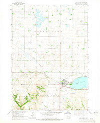 Lake Andes South Dakota Historical topographic map, 1:24000 scale, 7.5 X 7.5 Minute, Year 1964